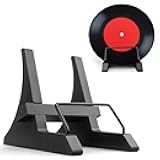 Bamboo Plate Display Holder, Plate Easel Display Stand, Bamboo Cookbook Stand for Kitchen Countertop, Country Rustic Plate Stand for Display, Vinyl Record Display Stand