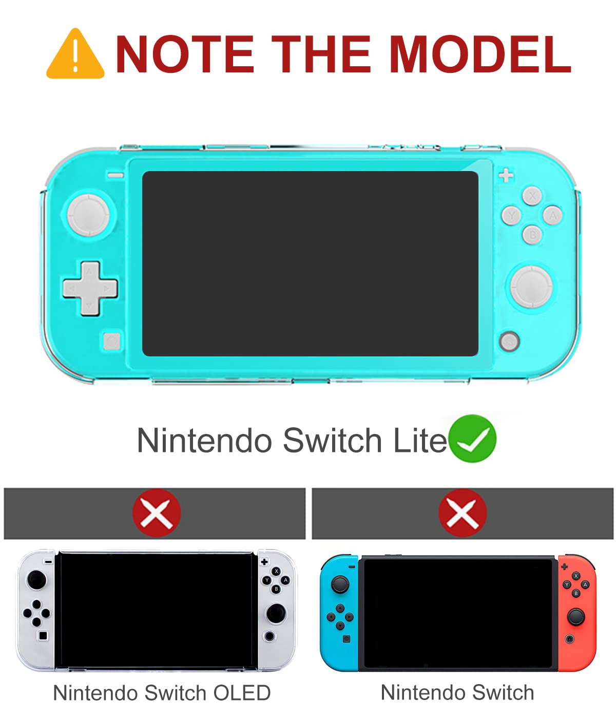 XPEX Custodia Protettiva per Nintendo Switch Lite,1 Custodia Protettiva TPU Comfort con 2 PCS Proteggi Schermo in Vetro Temperato,ottimo per Nintendo Switch Lite,Protezione completa, anti-caduta