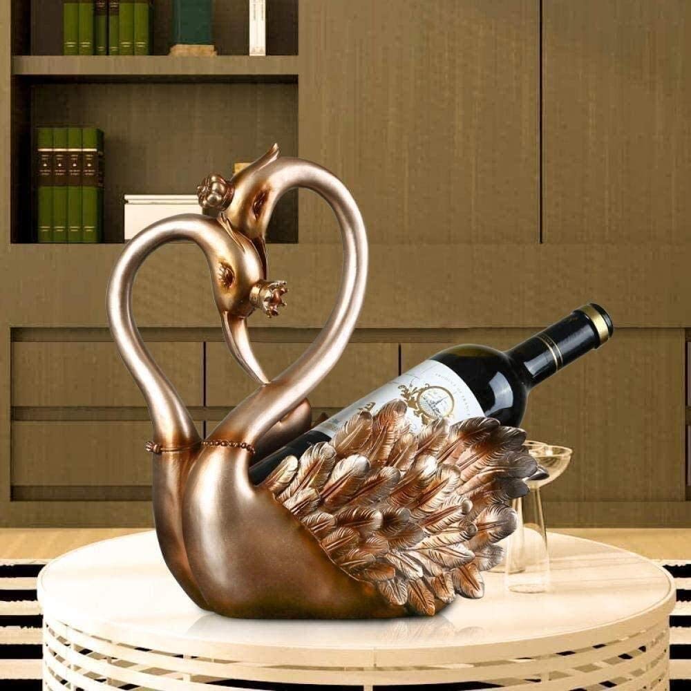 Statua Posąg łabędzia Rzemiosło Stojak na wino Biżuteria dla zwierząt Akcesoria do dekoracji wnętrz Strona główna Sypialnia Szafka na wino Szafka TV Wejście Dekoracja Figurki Figurki (Rozmiar: A)