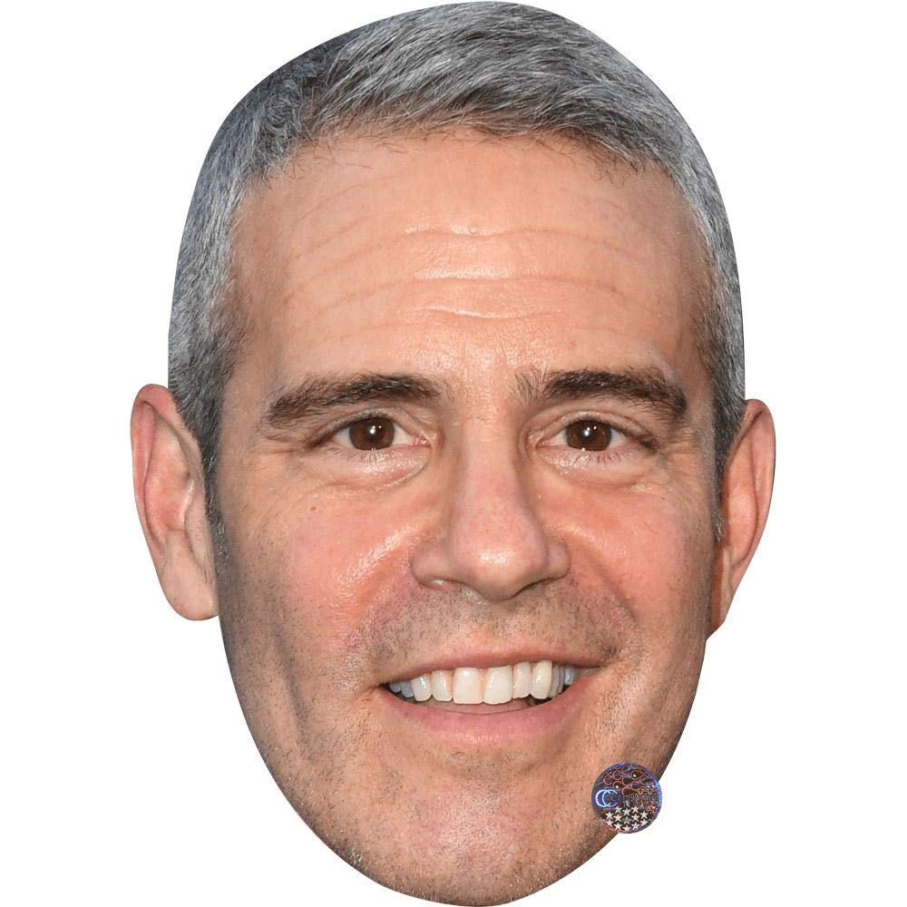 Andy Cohen (Smile) Celebrity Mask, Flat Card Face, Fancy Dress Mask