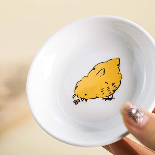 Miniatura 6 de Lindos platos de condimentos de animales de dibujos animados, platos de salsa, cuencos de sushi, platos de aperitivos para gatos pequeños, plato