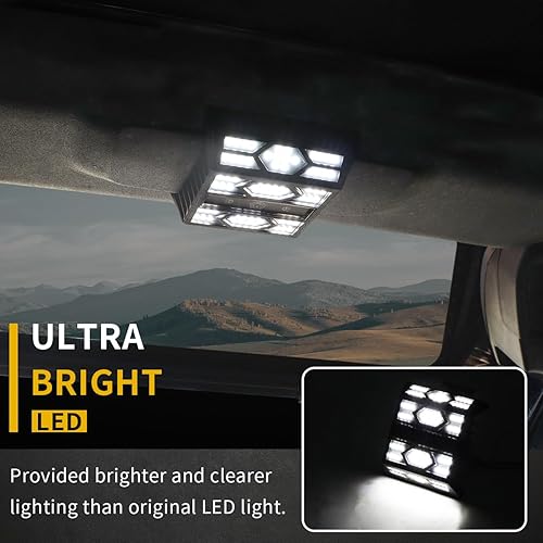 Miniatura 2 de Luces de techo LED traseras compatibles con Ford Bronco 2021 2022 2023 2024 4 luces de lectura de 4 puertas, accesorios de decoración interior con