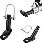 Attache de Remorque de Vélo, Attache de Remorque en Acier 1 Pack avec 1 Goupille de Connexion, Connecteur de Remorque de Bicyclette pour Remorque d'Enfants, Remorque pour Animaux