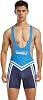 Men's Wrestling Singlet Athletic Leotard for Active Wrestling or Workout Jumpsuits Men's Sleeveless Sport Bodysuit