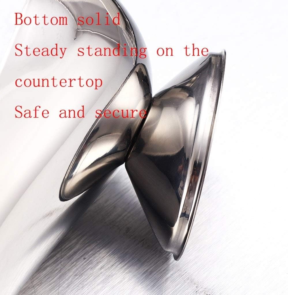 Saucer Gravy Boat Stainless Steel Gravy Boat, Stainless Steel Saucier with Ergonomic Handle and Big Dripless Lip Spout Sauce Boat Gravy Boat Dish(XL), X-Large, 20010125
