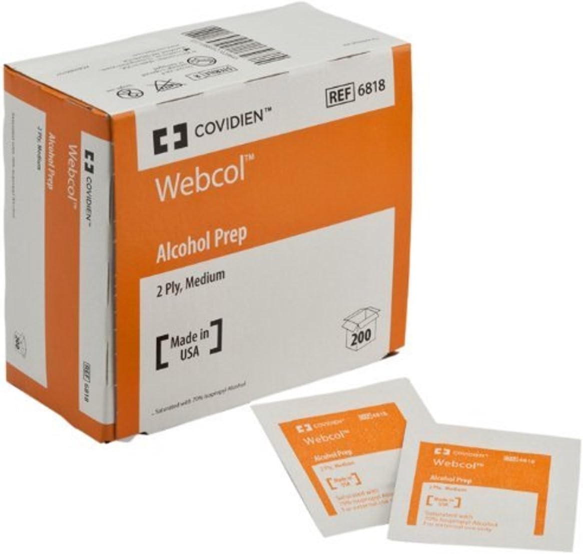Webcol Alcohol Prep Pads