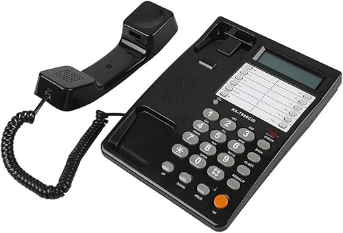 Miniatura 7 de Teléfono con cable Inicio Hotel con cable Teléfono de escritorio con cable Oficina Teléfono fijo DTMF/Soporte (negro)