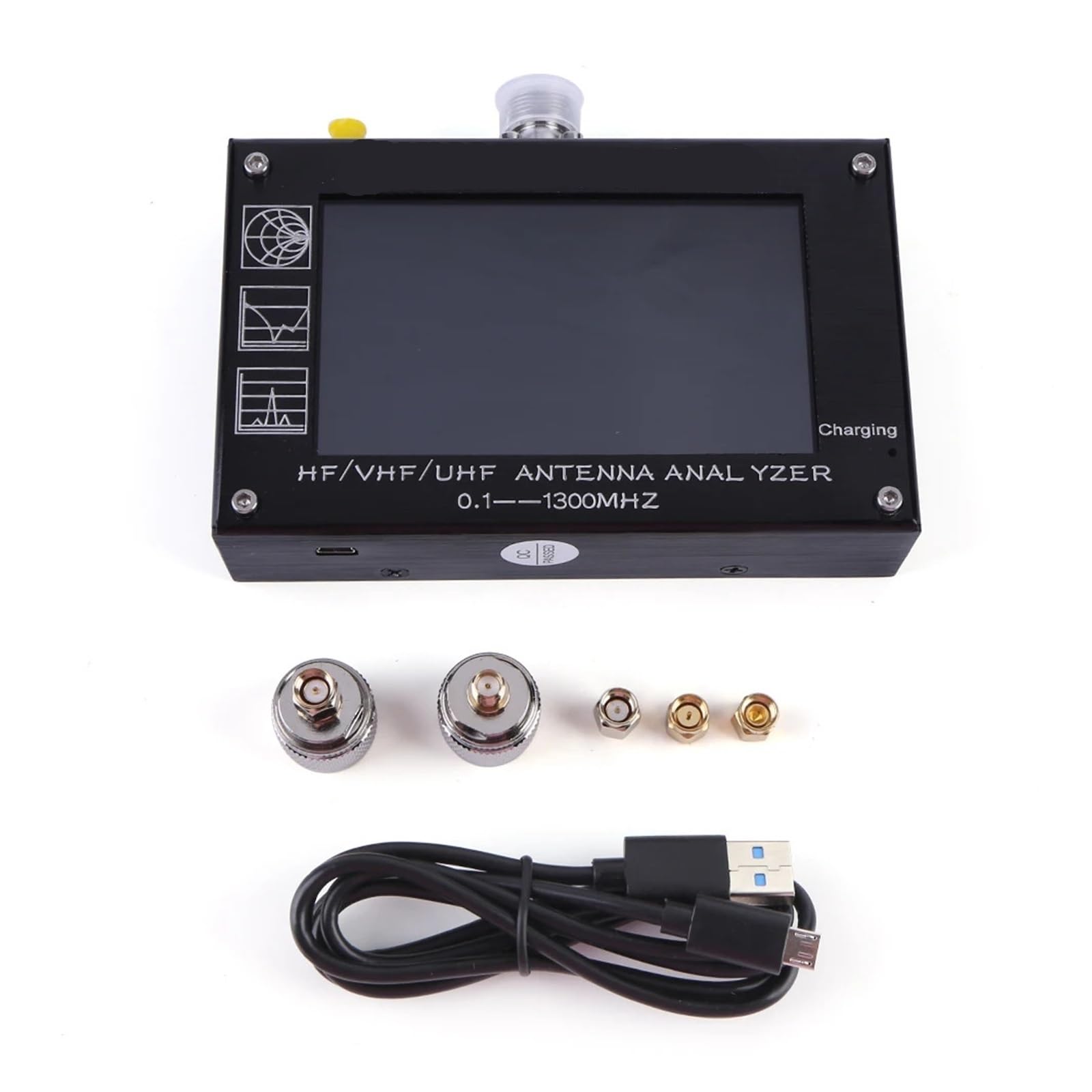 Analizador de red, Multímetro RF Portátil De Onda Estacionaria Con Kits Calibración SMA, Analizador Antena Vectorial 1.3G, Mini 1300 Network,para diagnóstico de cables de red