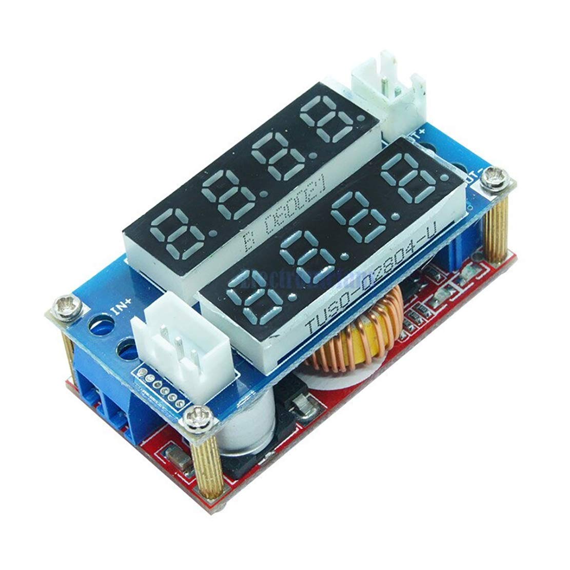 amiciSmart 2 in 1 DC-DC 5A Buck Convertor Adjustable Power CC/CV Step-Down Charge Power Supply Module (B091F5K3TB) Amazon Price History, Amazon Price Tracker