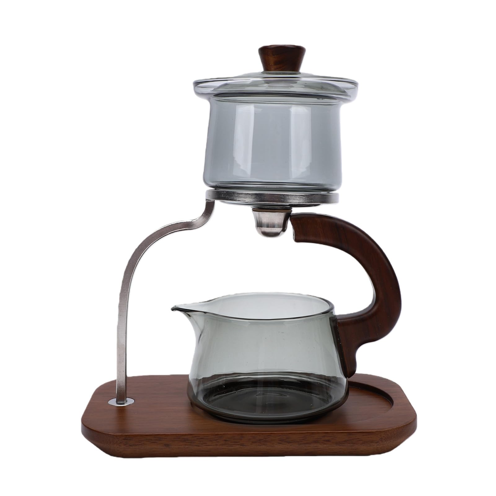 Luqeeg Zestaw do Herbaty, 350 Ml Fairness Cup 300 Ml do Przechowywania Herbaty Szkło Borokrzemianowe o Wysokiej Zawartości z Ergonomicznym Uchwytem Kontroli Wody z Magnesem, Idealny Użytku Domowego
