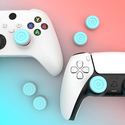 Miniatura 6 de playvital Thumbs - Tapas de cojín para ps5, para ps4, funda de agarre para Xbox Series XS, tapas de agarre para el pulgar para Xbox One, Elite