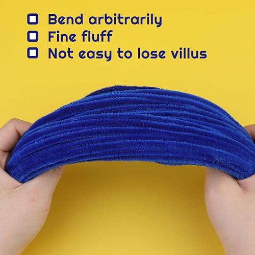 Miniatura 10 de 60 limpiapipas negras, tallos de chenilla, limpiadores de pipas artísticas para suministros creativos de decoración del hogar, proyectos de arte y