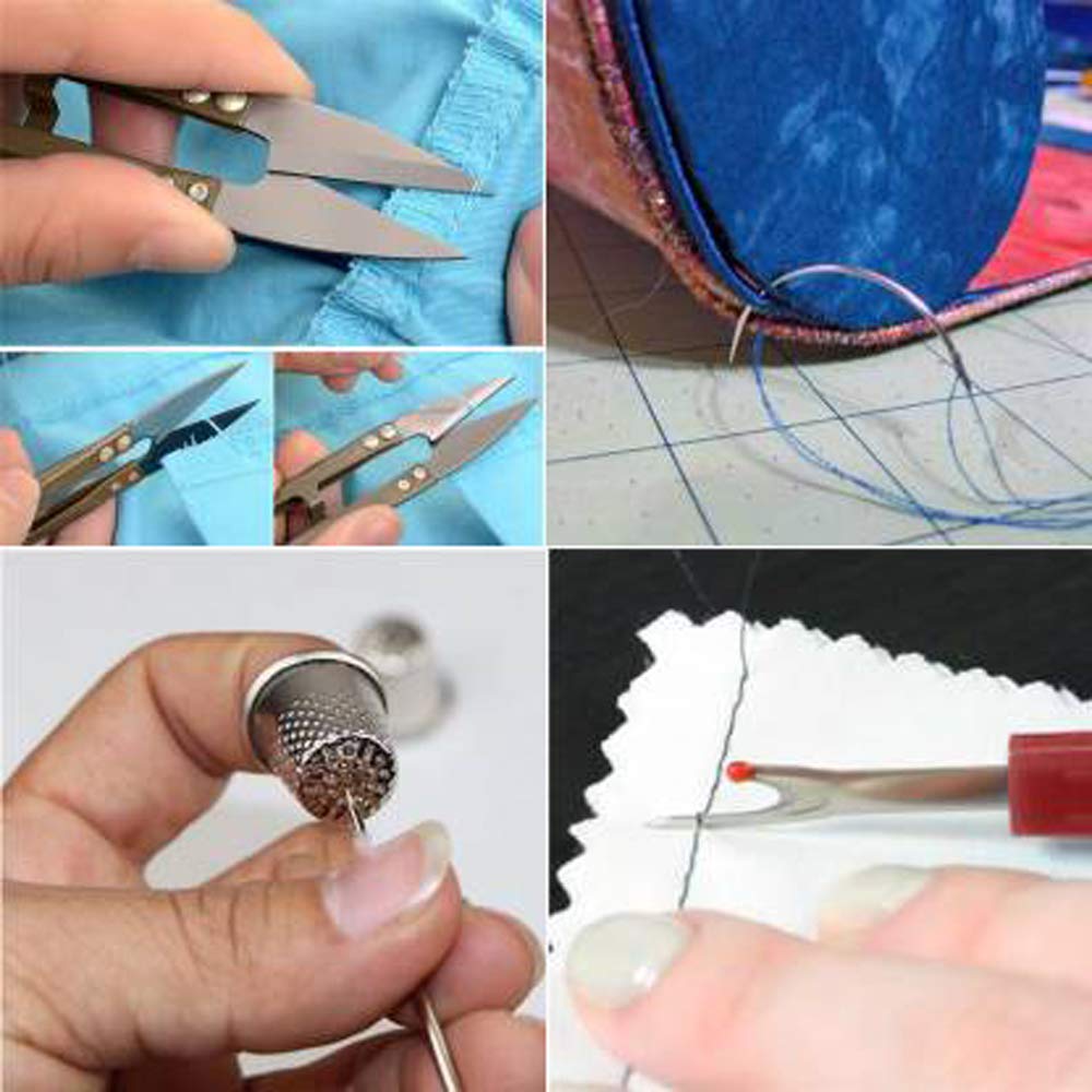 MGP Fashion Sewing Materials Combo with Home Office Shop and Outdoor Travel Purpose with Carrying Pouch Multiple Accesories Needle, Measuring Tape Sewing 2