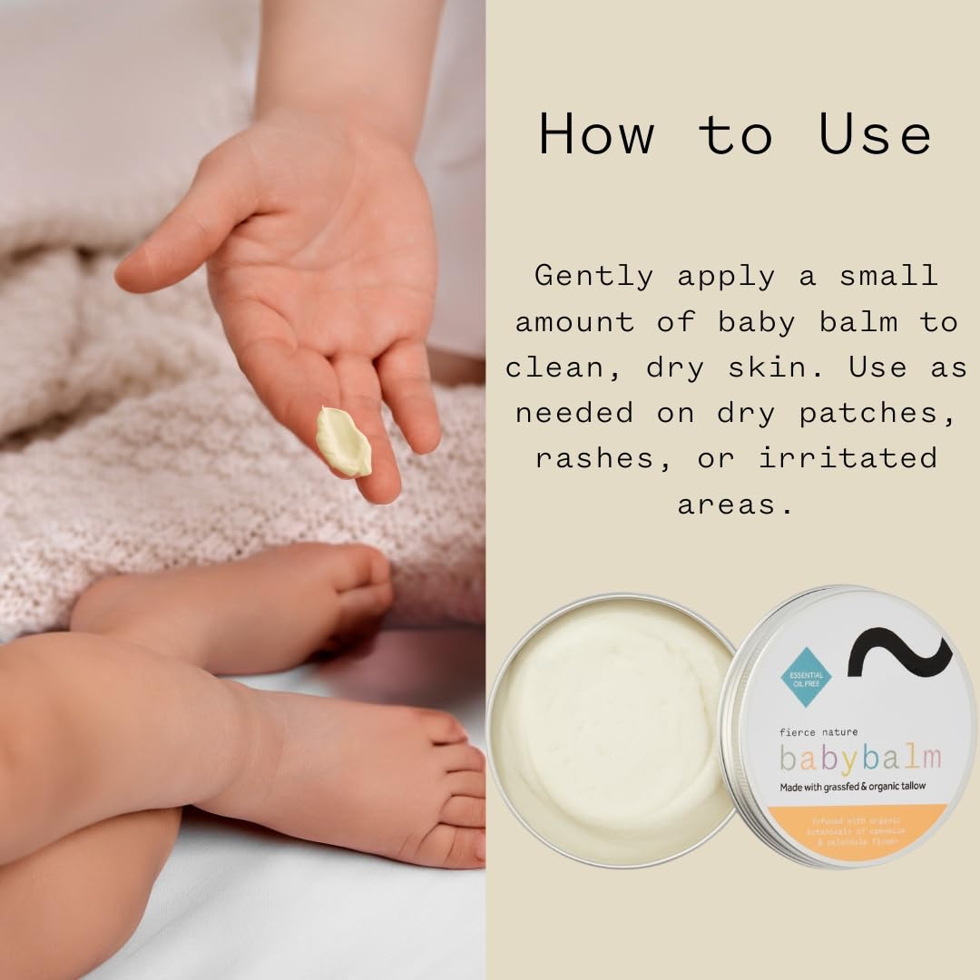 Fierce Nature Pure Organic Tallow Baby Balm