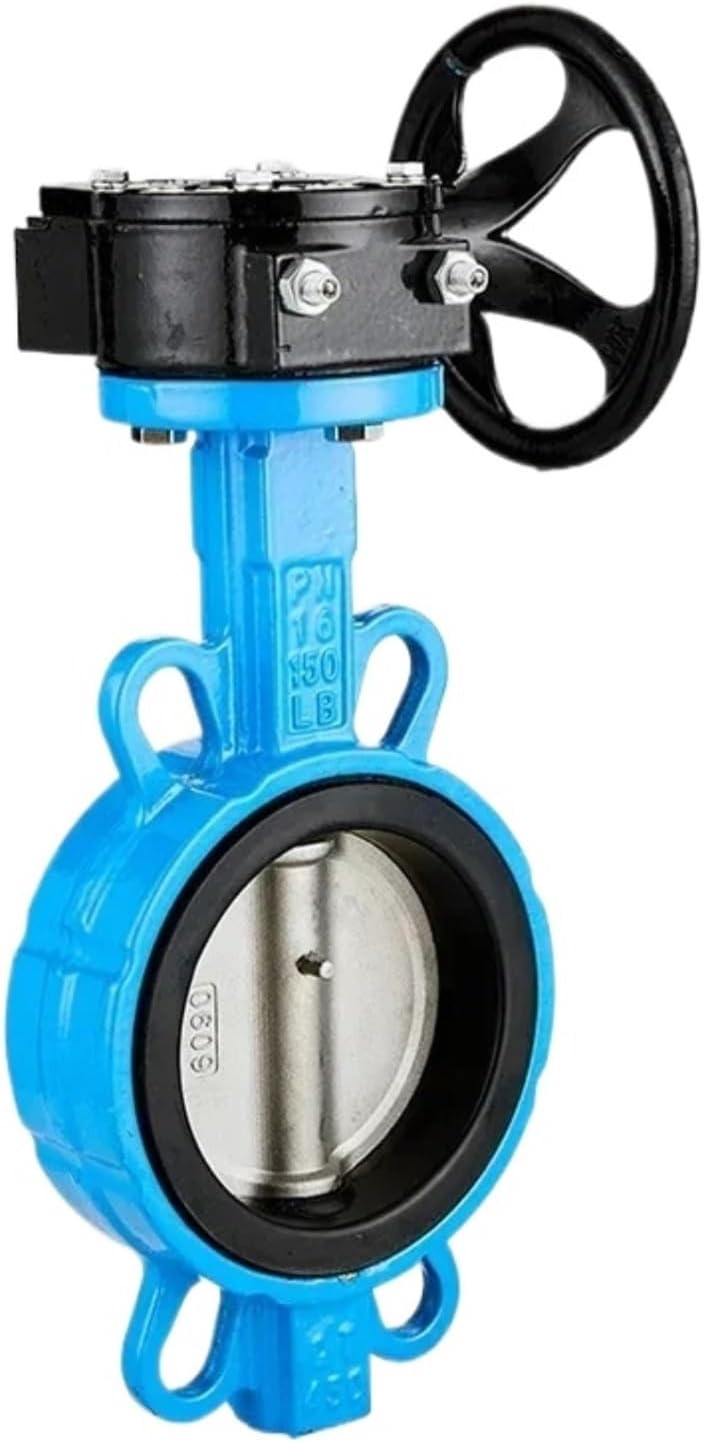 Stainless Steel Manual Butterfly Valve Turbine Clamp DN350(2)