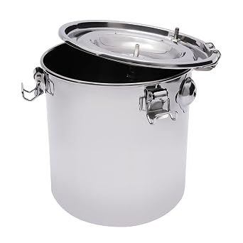 5L Goat Milking Machine, Goat Electric Milking Machine Pulsation Vacuum Electric Milker Portable Livestock Milking Machine with Stainless Steel Milk Bucket and 2 Teat Cups for Goat