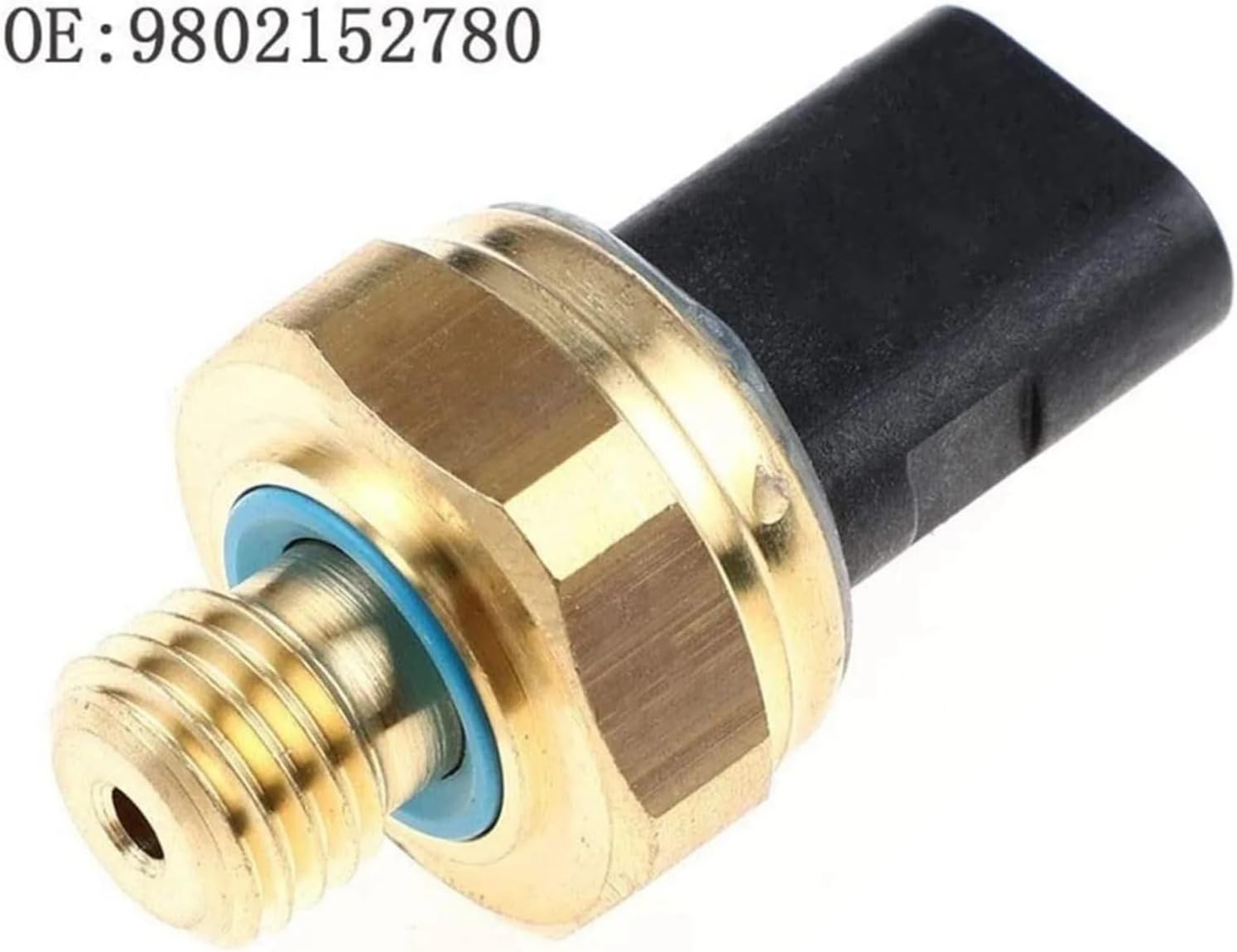Power Oil Pressure Sensor, for Car MAP Sensor Manifold Differential Pressure Sensor 9802152780, for Citroen C4 DS4 Oil Pan Fuel Pressure Sensor Switch