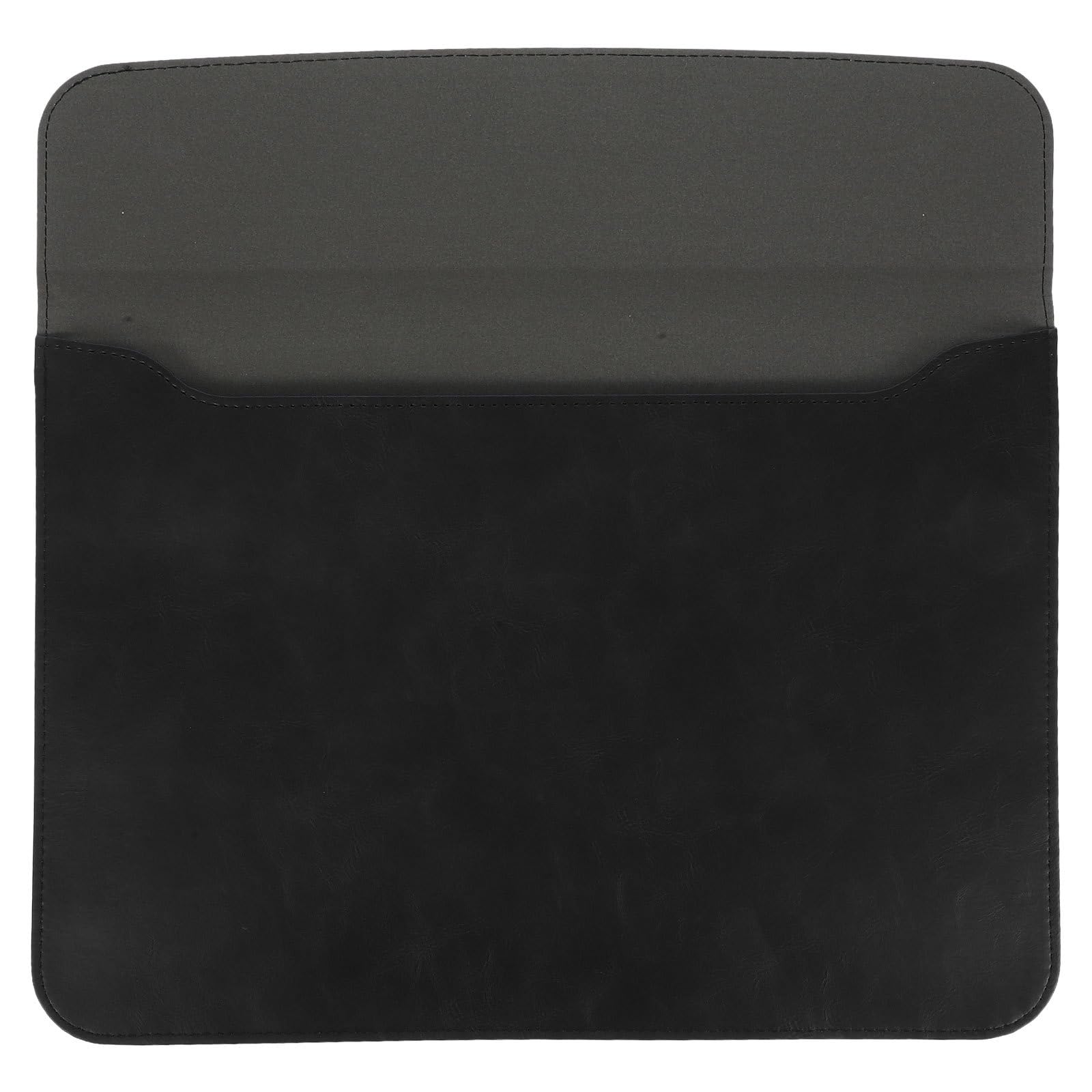 Pochette ordinateur portable 13.3 pouces en cuir synthétique premium noir - 8