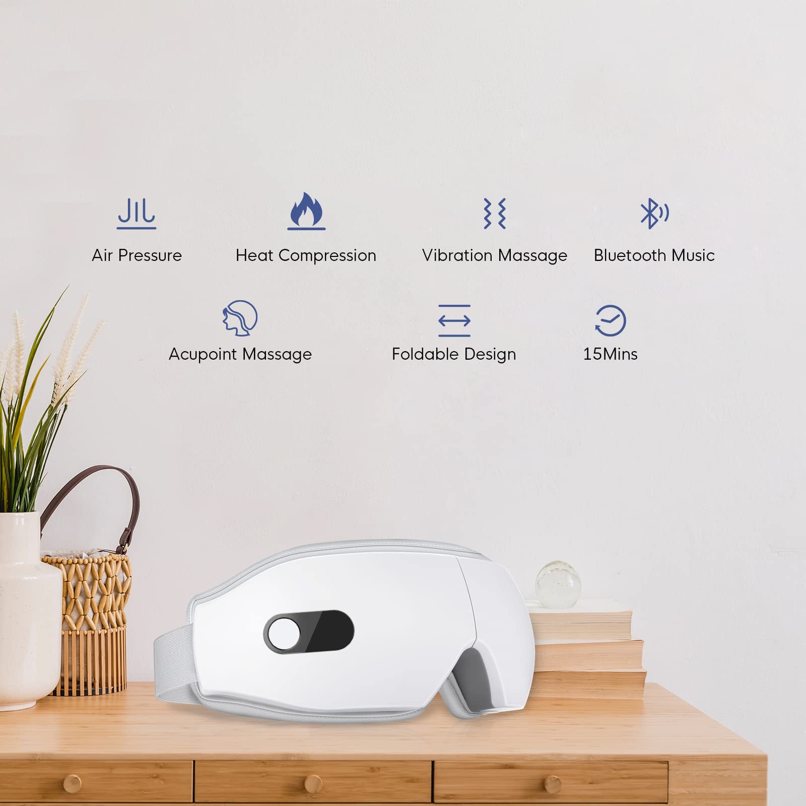 Amazon.com: NOWWISH Eye Massager with Heat, Vibration and