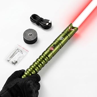 RGB Lightsaber for Adults, Dueling FX Saber, 16 Sound Fonts, Infinite Colors, Lightweight Metal Hilt, Cosplay & Training Gift