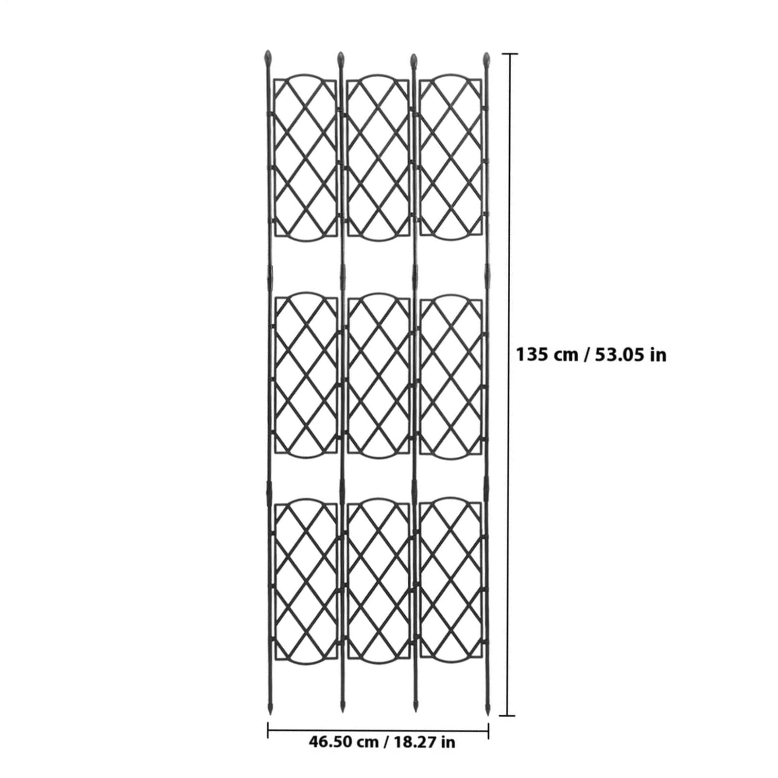 Rankhilfe für Pflanzen,Rankhilfe In Obeliskenform Für Den Gemüseanbau | Gartenspalier Für Kletternde Zimmerpflanzen Im - für Balkon Terrasse Garten Hinterhof Innenhof sowie