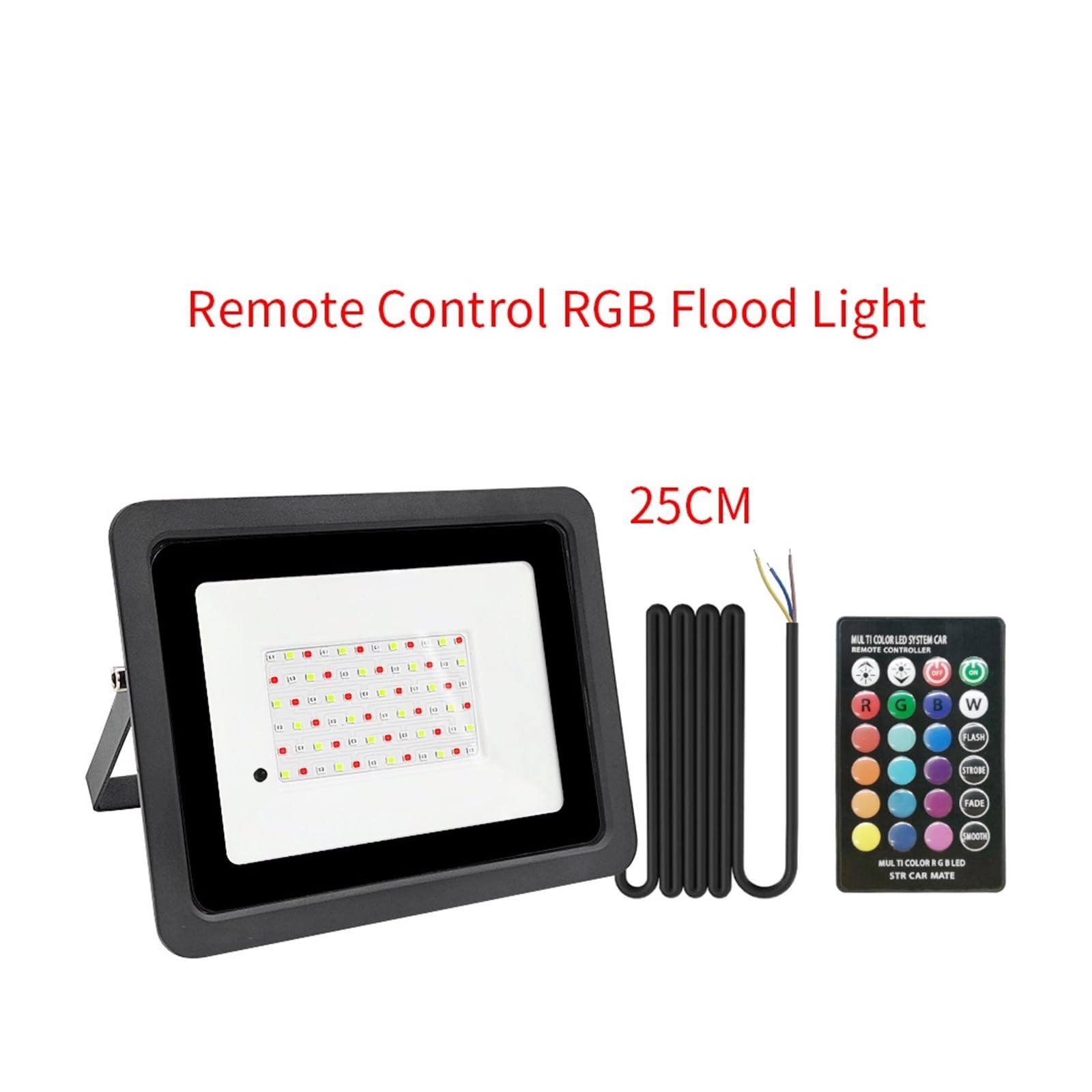 Led RGB Flood Light 50W 100W IP68 Faretto da esterno Riflettore Lampada for proiettore con APP/Telecomando Garage da giardino(Mobile APP Control,100W)