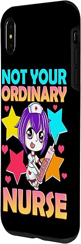 Miniatura 2 de Funda para iPhone XS Max Not Your Ordinary Nurse Chibi Teen Girl Women Kawaii Anime