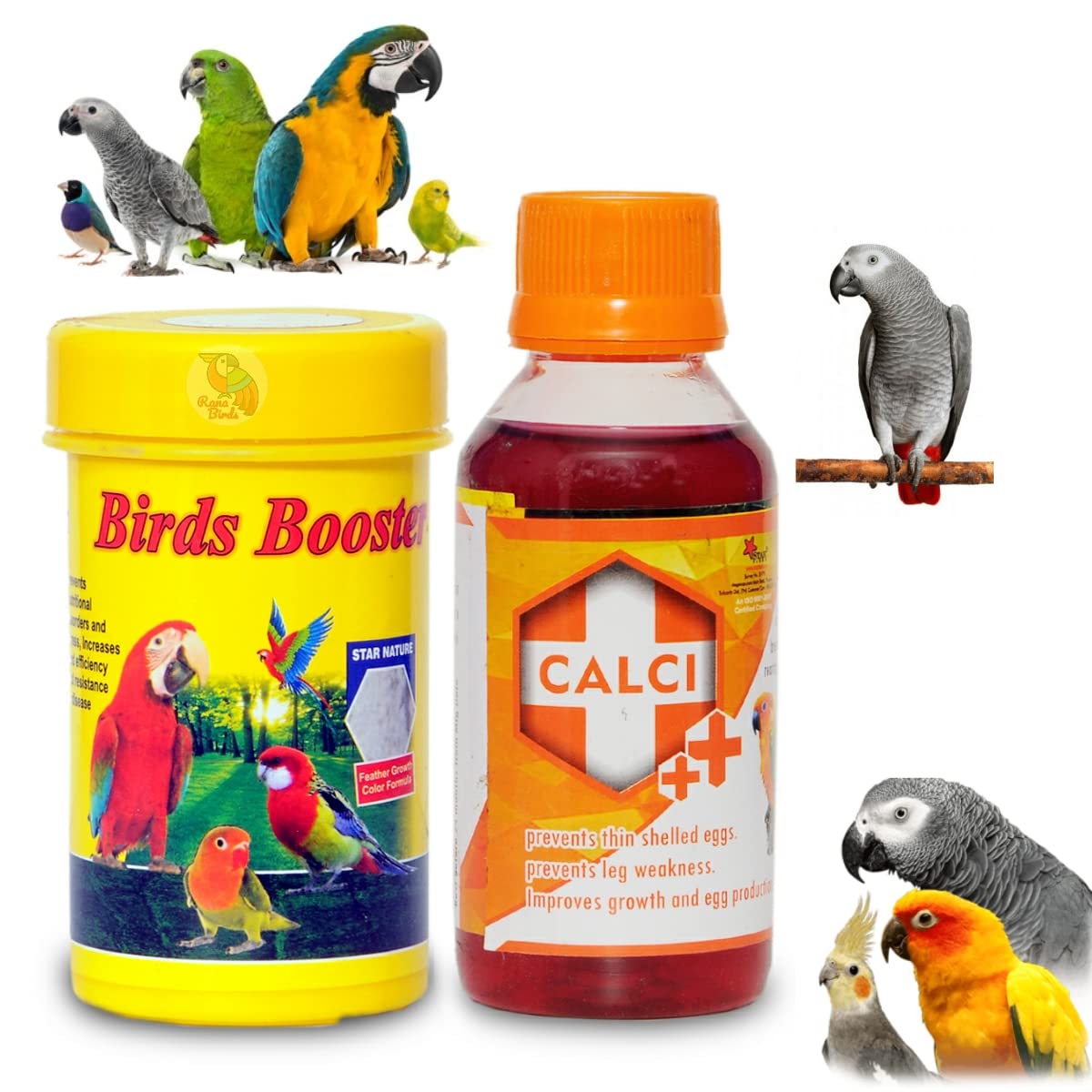 STAR FARMS Energy Supplements/Release Birds Stress, Increase Birds Energy (Booster 50G + Calci Plus 100ML) / Prevents Thin shelled Eggs,Prevents Leg Weakness,Improve Growth and Egg Production (B0BL1NSWF1) Amazon Price History, Amazon Price Tracker