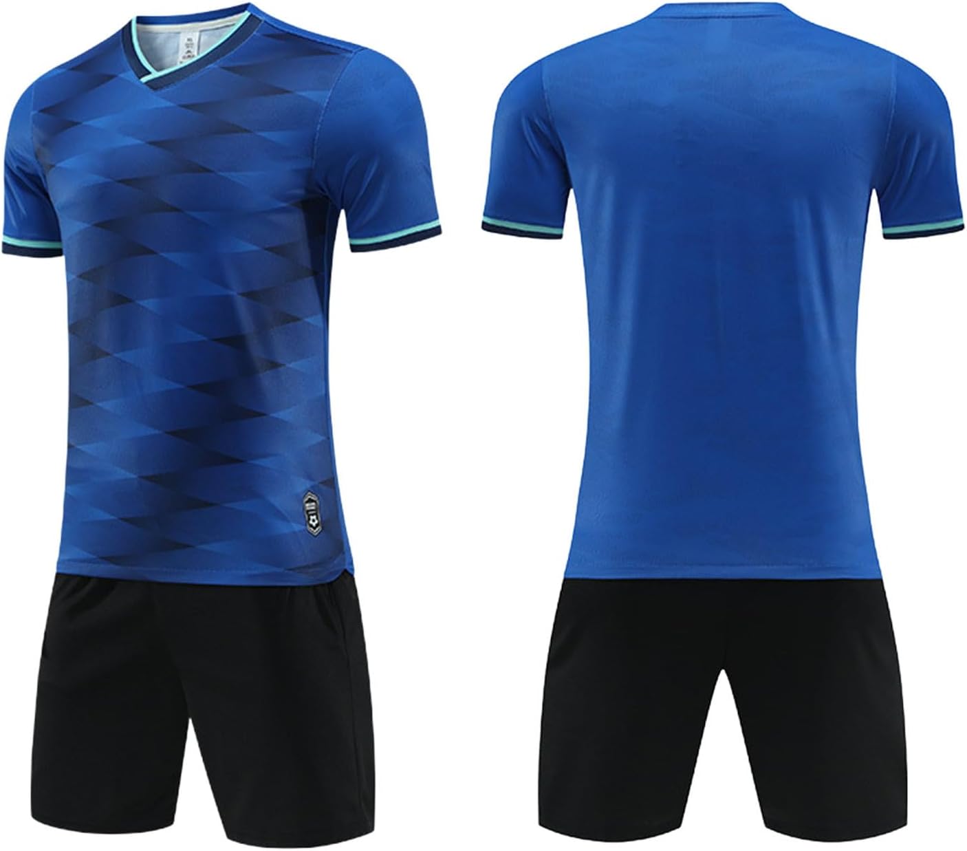 Cambkatl Men's 2 Piece Outfits, Pullover V Neck Short Sleeve Athletic T-Shirts with Shorts Tracksuit Matching Sets