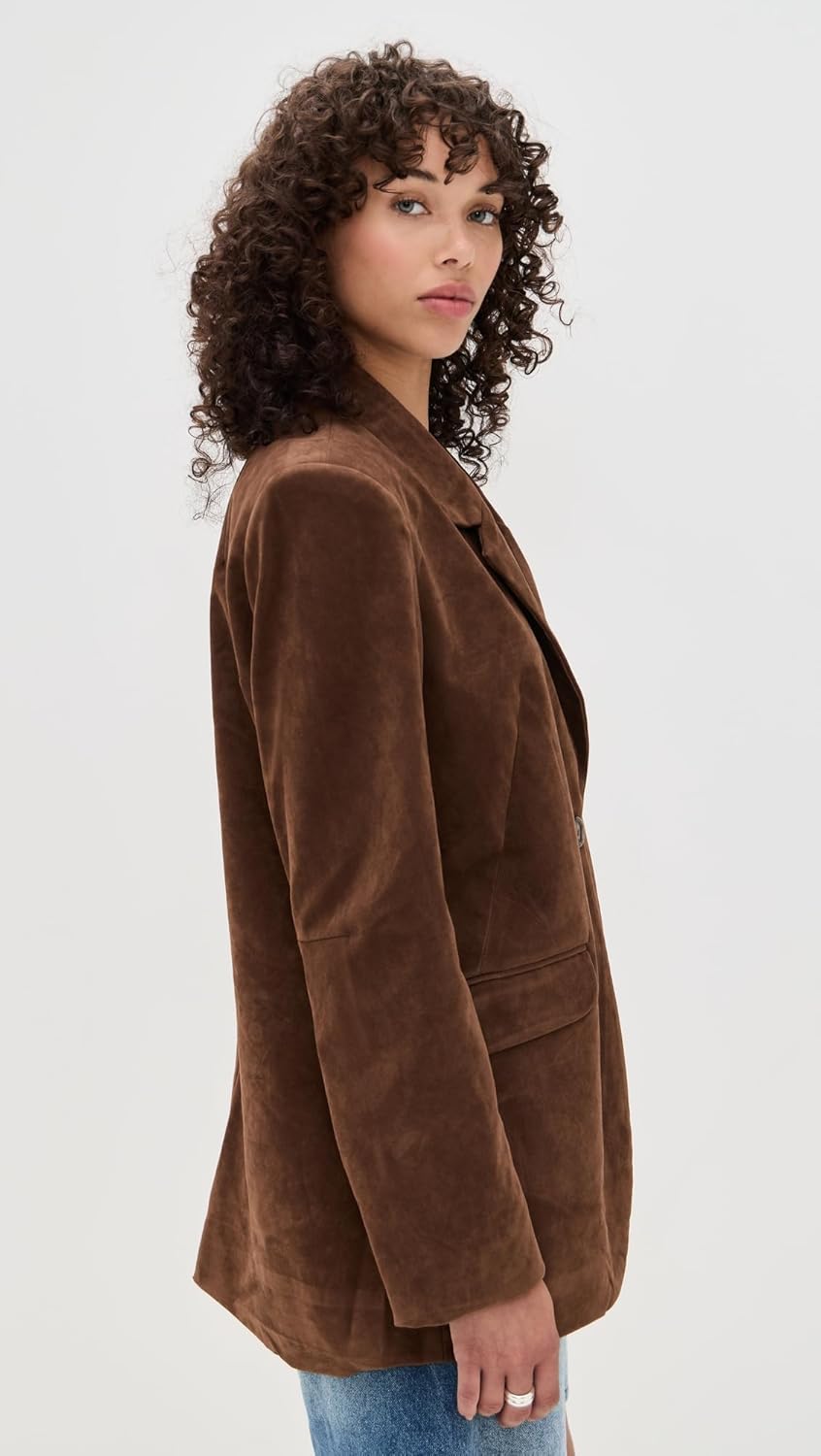 Free People Women's Paper Cut Vegan Blazer - Image 4