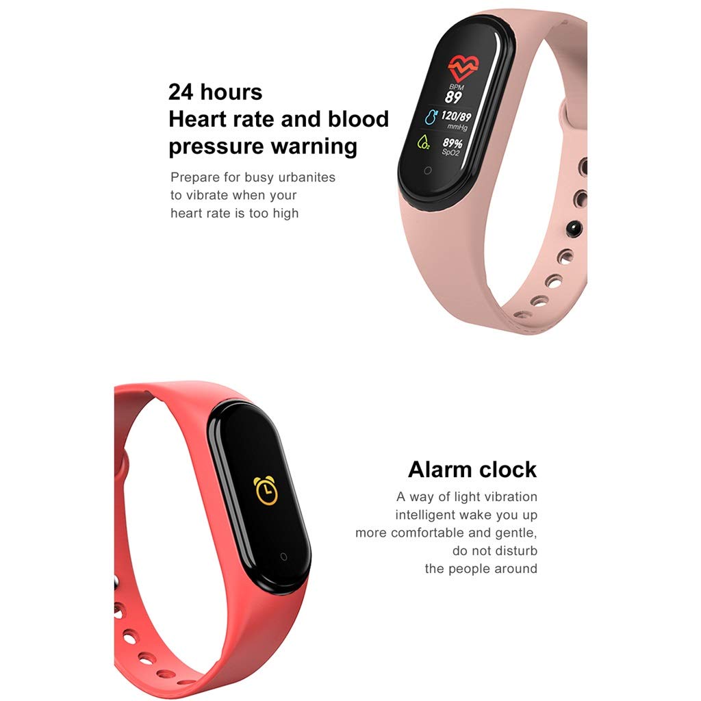 Activity tracker Fitness Tracker intelligente banda impermeabile donne degli uomini della frequenza cardiaca Smartband Monitoraggio Bluetooth Sport contapassi frequenza cardiaca di sonno for IOS Andro