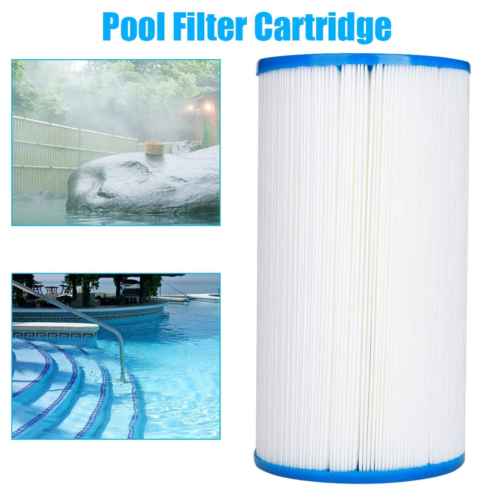 Tbest Cartuccia Filtro, Cartuccia Filtro Piscina, FD2002 Spa Filtro Cartuccia Sostituzione detergente Accessori Piscina Bianca
