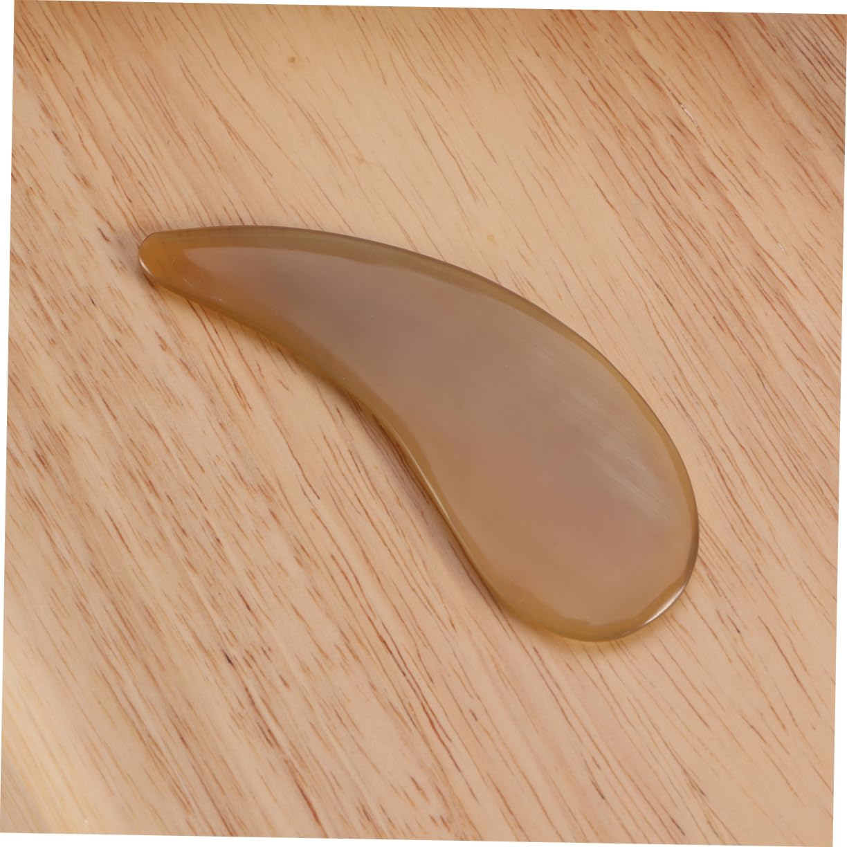 PartyKindom Natural Cattle Horn Scraping Massage Tool Smooth Edge Massage Board for