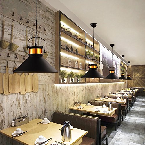 Lustre rétro industriel orientable pour illuminer un restaurant chic - 3