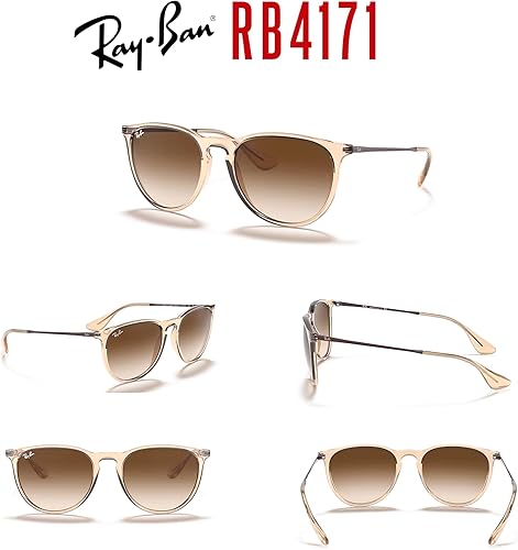 Vista 7 de Ray-Ban RB4171 ERIKA Round Sunglasses For Women +BUNDLE with ACCESSORY EYEWEAR KIT