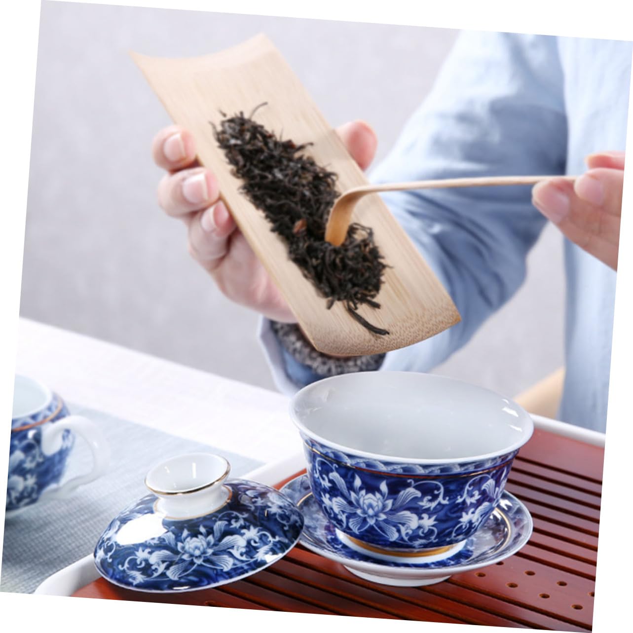 BESTOYARD 1juego Taza De Cerámica De Con Platillo y Tapa Para Infusiones De y Floral Para y