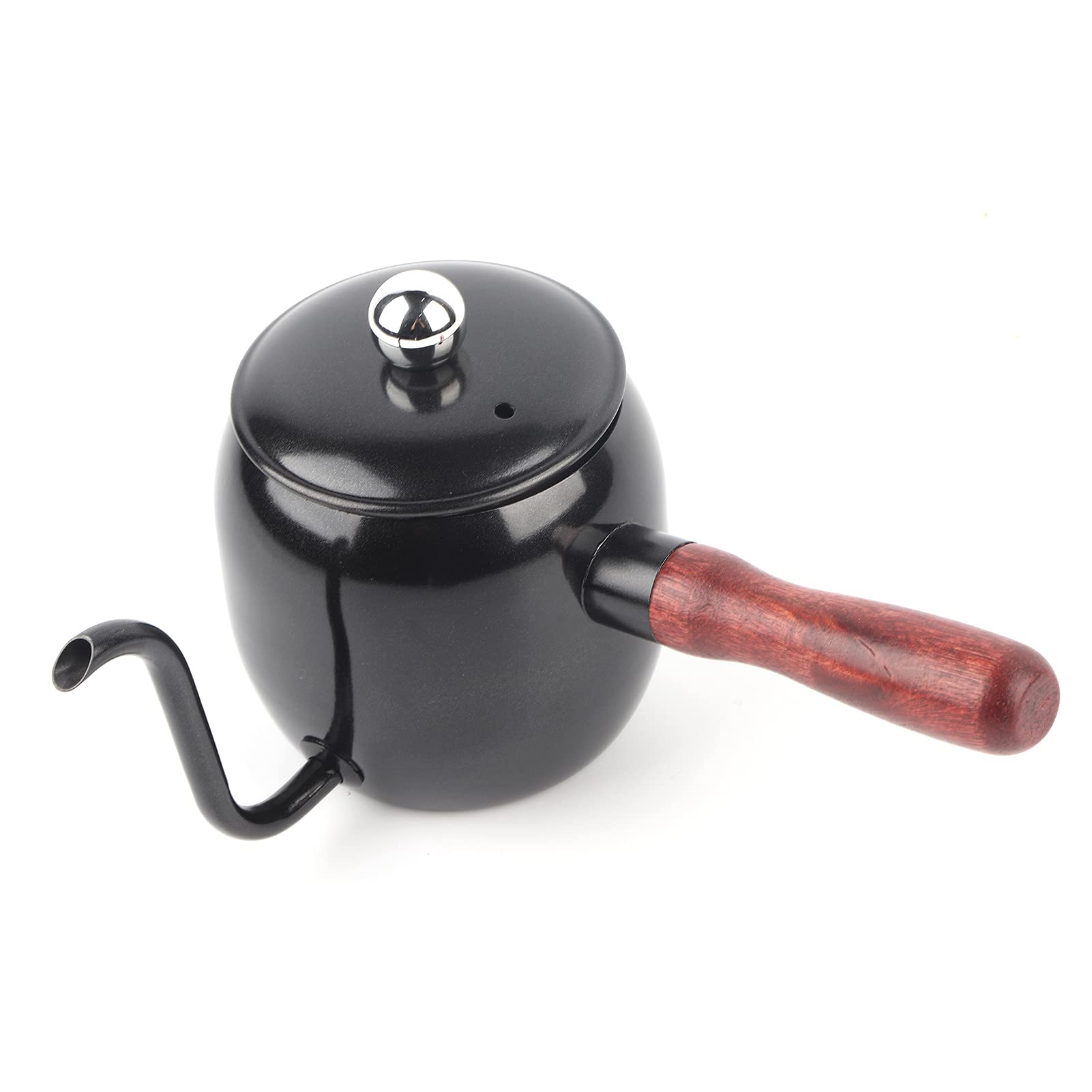 Aqur2020 500ml Stainless Steel Coffee Pot, Food Grade, Fine Nozzle Design, Ergonomic Handle, Modern Appearance for Coffee Enthusiasts (500ml)