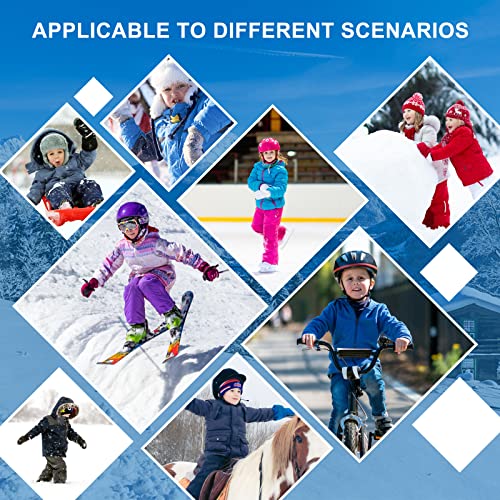 Kids Ski Mask Balaclava Face Mask Fleece Hood Windproof Neck Warmer Adjustable Winter Hats For Toddlers Boys Girls #TOP4