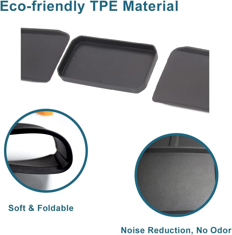 Car Dash Pad for Ford Bronco Accessories 2021 2022 2023 Dashboard Mat Tray TPE Shock Proof Dash Anti-Slip Rubber Pad Organizer Tray Car Interior Cover Liner Protector