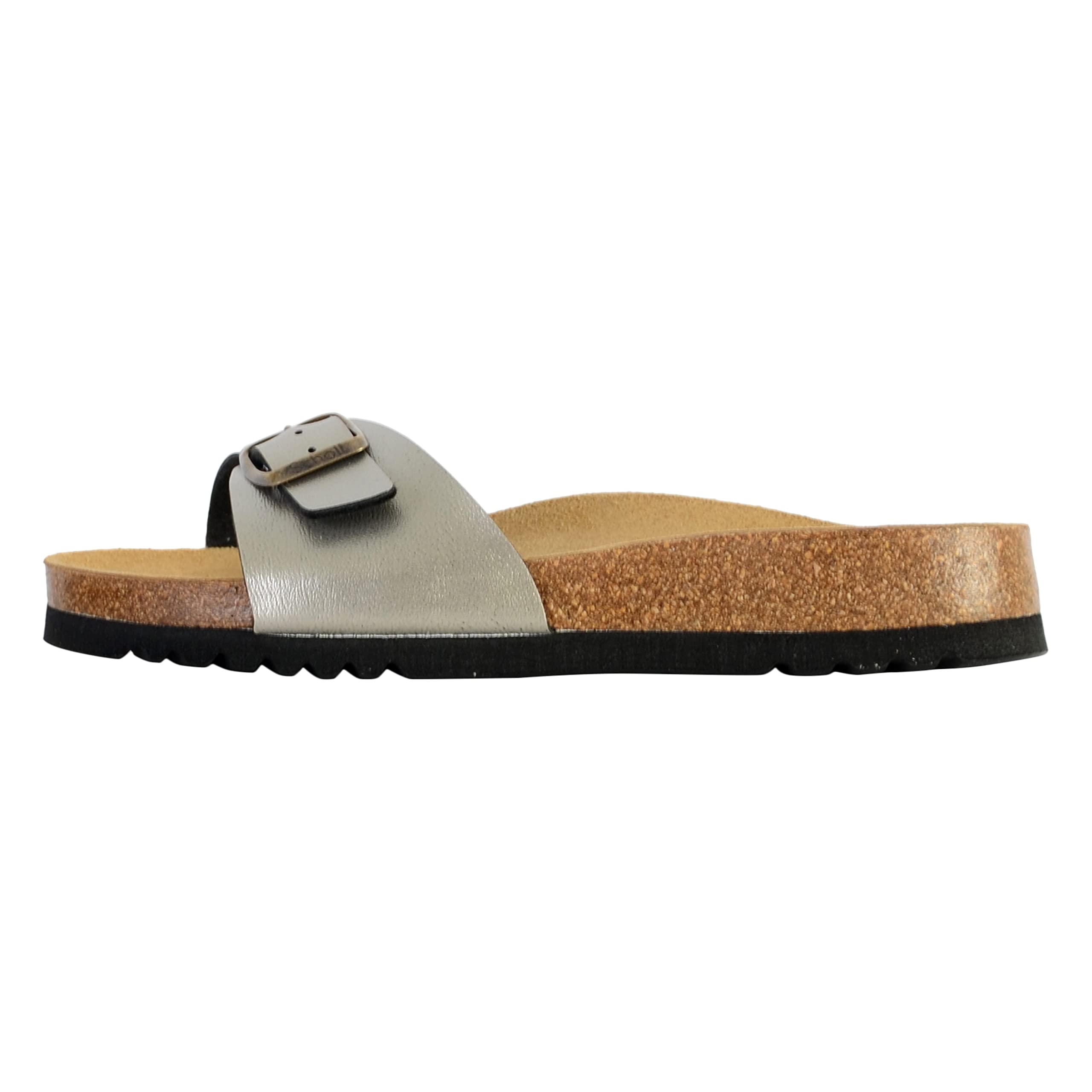Scholl Women's Estelle Sandal, Charcoal, 5 UK