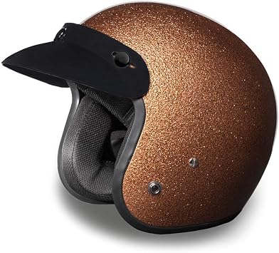 Daytona Helmets Half Skull Cap Motorcycle Helmet DOT Approved [Graphics]...