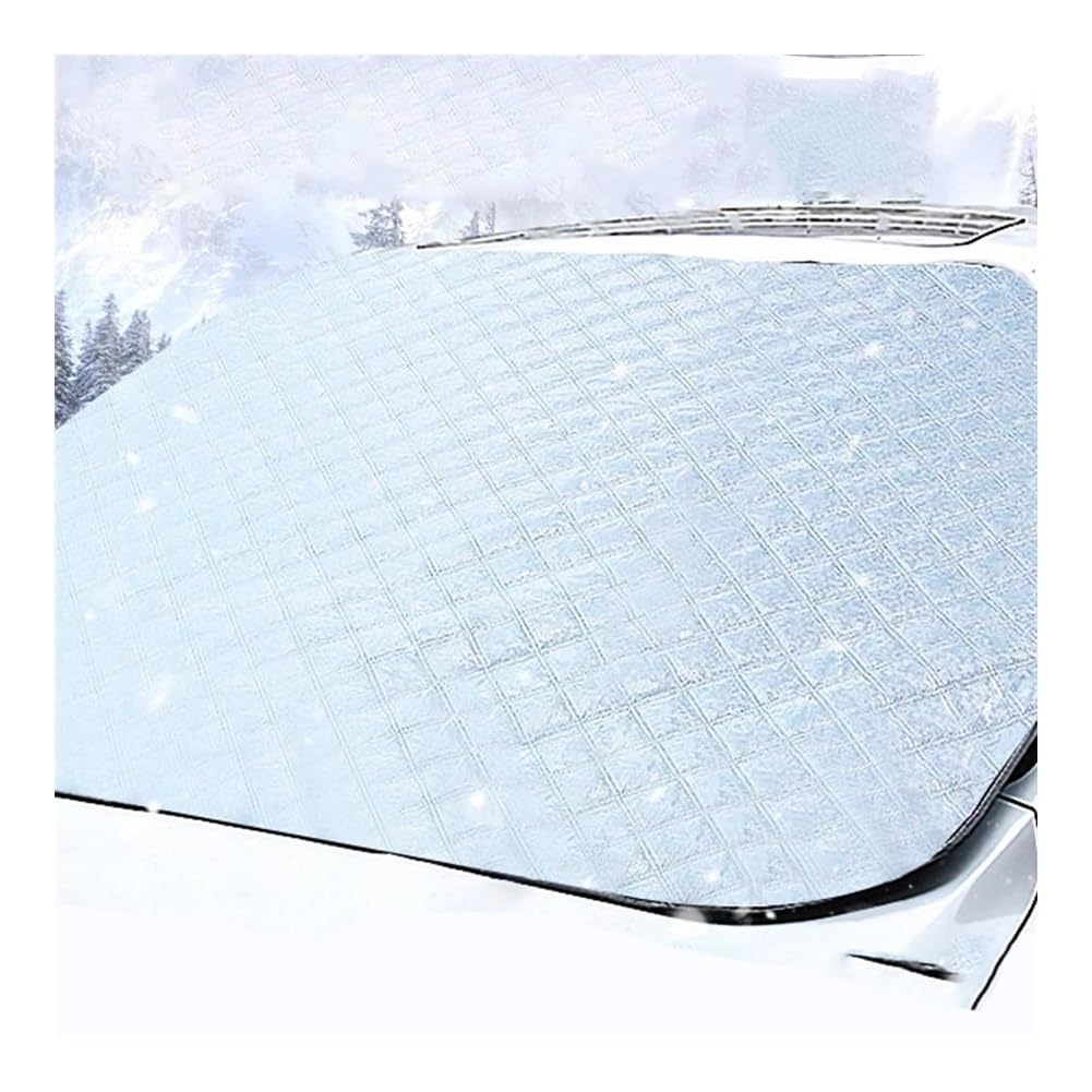 Couverture Pare-Brise Voiture La Couverture De Pare-Brise De Voiture Empêche Les Dommages UV Étanche À La Poussière Toutes Saisons Universelle pour Voiture SUV MPV Bache Pare-Brise