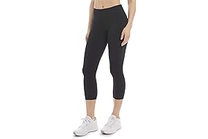 Danskin Women's Curved Contour Capri Leggings: Shape and Comfort Combined