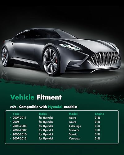 Miniatura 6 de SCITOO Alternador para alternadores 11191 apto para Hyundai para Azera 2006-2011, para Hyundai para Entourage 2007-2008, para Hyundai para Santa Fe