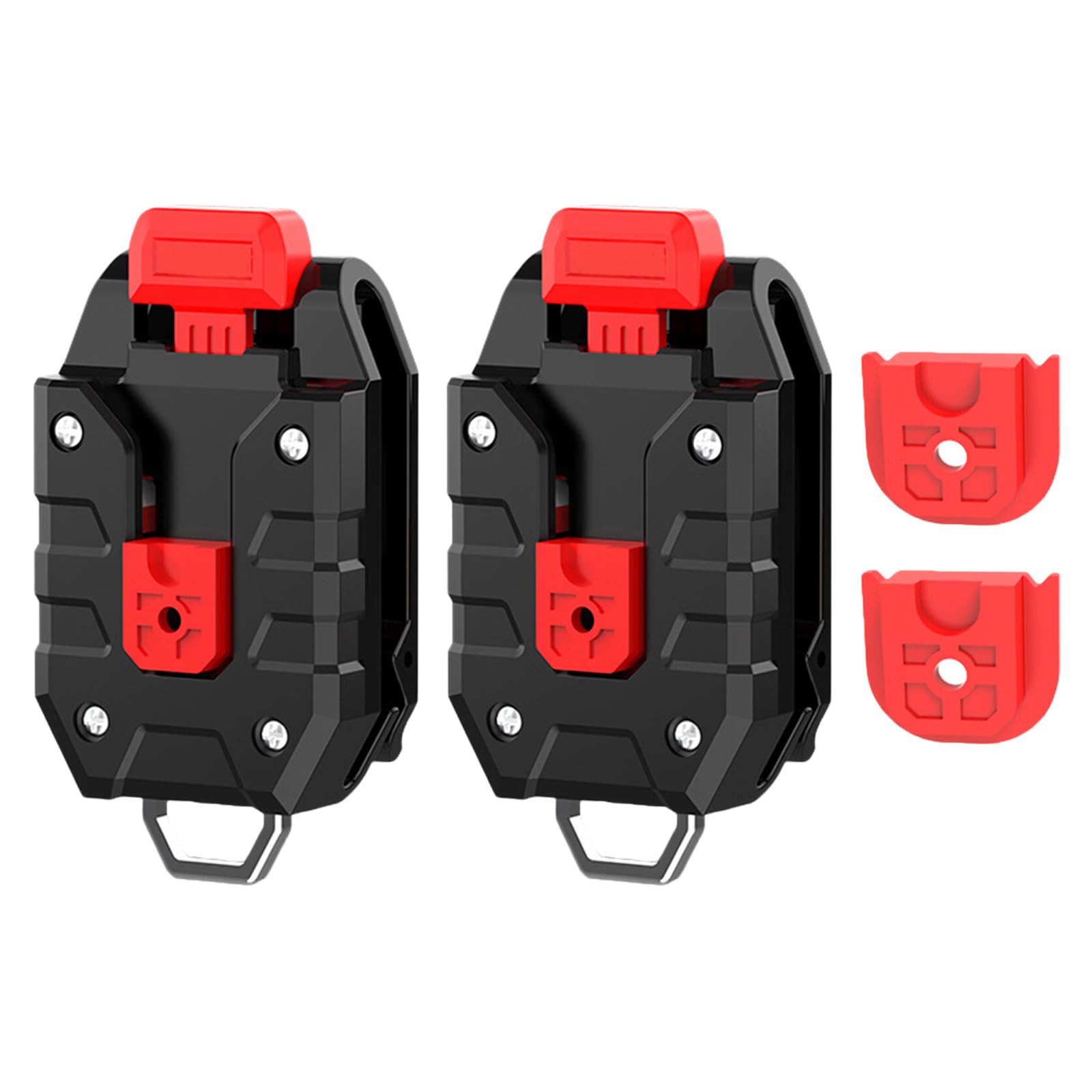 Quick Releases Tape Measure Holders Clip for Belt or Tool Bag with Secure Locking Mechanism and Sturdy Metal Construction Utility Belt Fastener