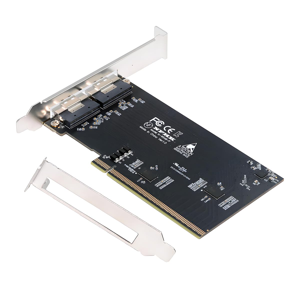CY External Slimline Dual SFF-8654 8X 74Pin to PCIE 16X Express 5.0 PCIE4.0 Raid VROC Hyper Adapter with Linear Redriver Over Long Cable Lengths
