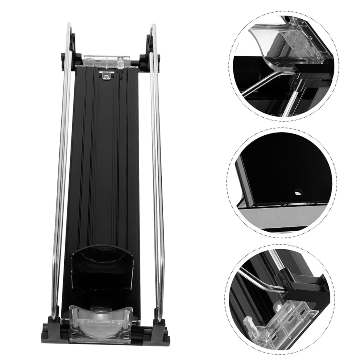 2pcs Automatic Pusher Can Organizer for Refrigerator Drinks Dispensers Easy to Install Smooth Surface Design for Fridge Soda Storage for Convenient Beverage Dispensing