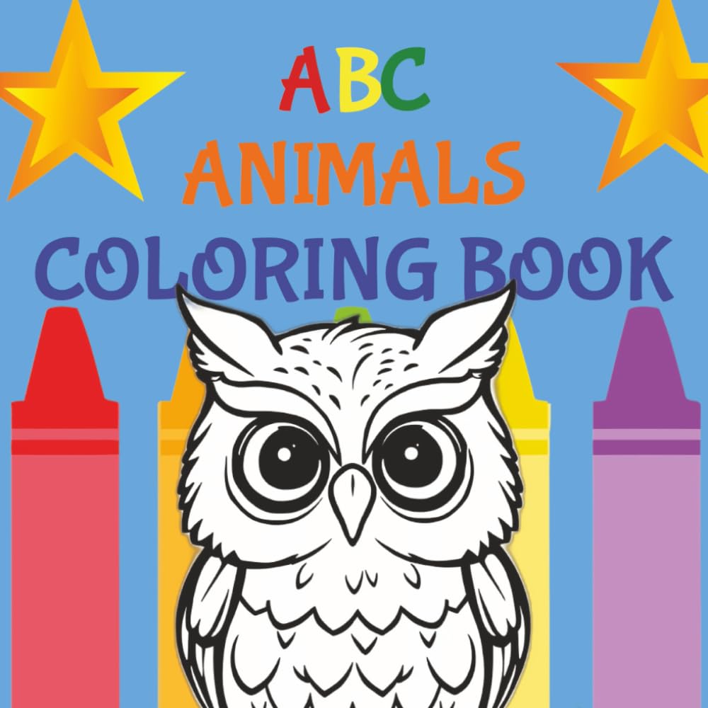 ABC Animal Coloring Book: Fun Coloring book for kids | Learn and Color | Hours of entertainment | Great gift