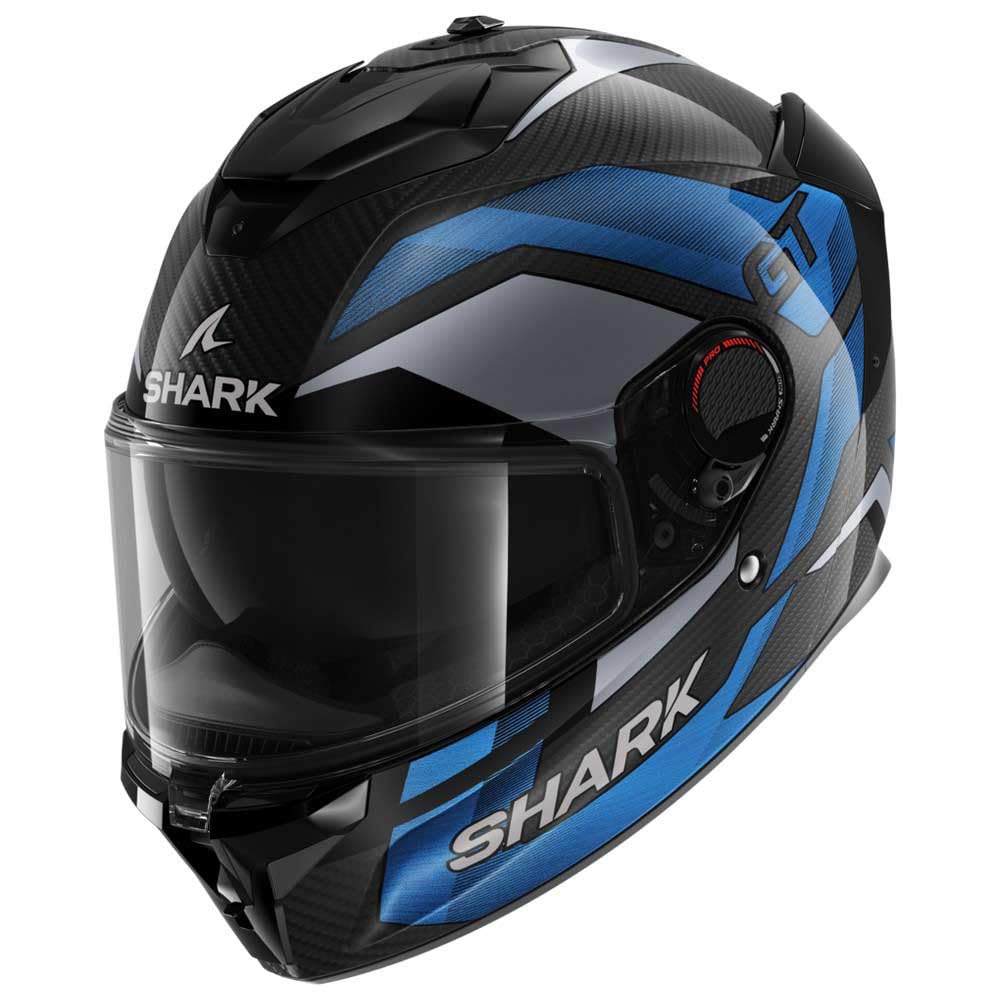 SHARK, Casco Moto Integrale SPARTAN GT PRO CARBON RITMO Black / Blue DBU, XXL