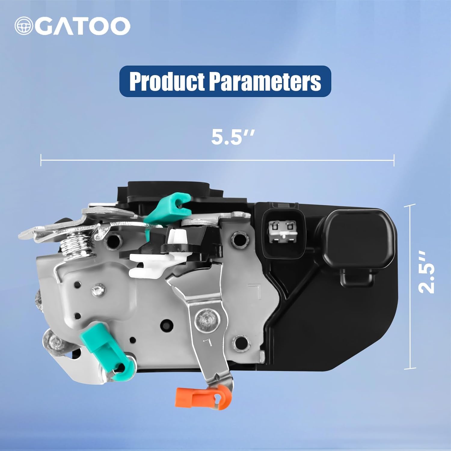 Front Left Driver Side Door Lock Latch Actuator Fit for Dodge Ram 1500 2003 2004 2005 2006 2007 2008, Ram 2500 3500 03-2010, Ram 4500 5500 08-10 Extended Crew Cab Pickup 4-Door Power Motor Assembly